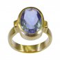 Riyo Blue Gold Plated Alexandrite CZ Ring good-looking costume gemstone jewelry