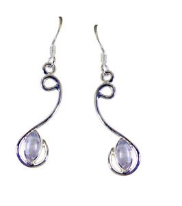Riyo Rainbow  Silver Costume Valentine Earring L 1.5in Sermo-64018