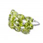 Riyo Peridot Silver Jewelry Business Wide Silver Band Ring Sz 7 Srper7-58011