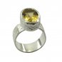 Riyo   Gemstone Alloy Silver Floral Ring Aspr85-0014