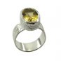 Riyo   Gemstone Alloy Silver Floral Ring Aspr85-0014