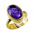 Riyo Amethyst 18k Y Gold Plate Wedding Ring Jewelry Sz 5 Gprame5-2005
