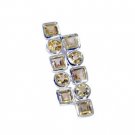 Riyo Citrine Baby Silver Jewellery Initials Pendants L 1.5in Spcit-14031