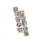 Riyo Citrine Baby Silver Jewellery Initials Pendants L 1.5in Spcit-14031