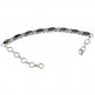 Riyo Peridot Exotic Jewelry Twisted Silver Bracelet L 7.5in Sbraper-58013