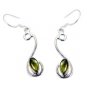 Riyo Peridot Liquid Silver Jewelry India L 1.5in Seper-58016