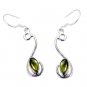 Riyo Peridot Liquid Silver Jewelry India L 1.5in Seper-58016