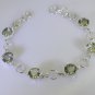 Riyo A Green Amethyst 925 Solid Sterling Silver Easy To Maintain Bracelet Sbraga