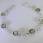 Riyo A Green Amethyst 925 Solid Sterling Silver Easy To Maintain Bracelet Sbraga