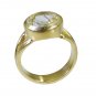Riyo Multi Gold Plated Rutile Quartz CZ Ring teasing jewelry handmade GPRRQCZ70-
