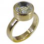 Riyo Multi Gold Plated Rutile Quartz CZ Ring splendid handmade jewelry design id