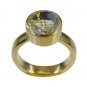 Riyo Multi Gold Plated Rutile Quartz CZ Ring splendid handmade jewelry design id