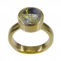 Riyo Multi Gold Plated Rutile Quartz CZ Ring splendid handmade jewelry design id