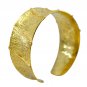 Riyo A Plain 18kt Gold Plated Suspended Bangle W 1in Gppban-120037