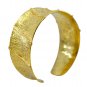 Riyo A Plain 18kt Gold Plated Suspended Bangle W 1in Gppban-120037