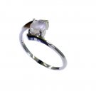 Riyo Rose Quartz Silver Pendant Jewellery 925 Silver Ring Sz 8 Srroq8-68024