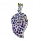 Riyo Amethyst Silver Jewelry On Sale Owl Pendant L 1.2in Spame-2109