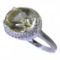 Riyo Yellow 925 sterling silver Lemon Quartz Ring likely gemstone jewellery indi