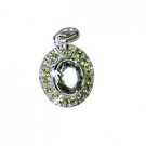 Riyo Peridot Victorian Silver Jewellery Donald Duck Pendants L 0.7in Spper-58057