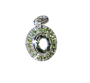 Riyo Peridot Victorian Silver Jewellery Donald Duck Pendants L 0.7in Spper-58057