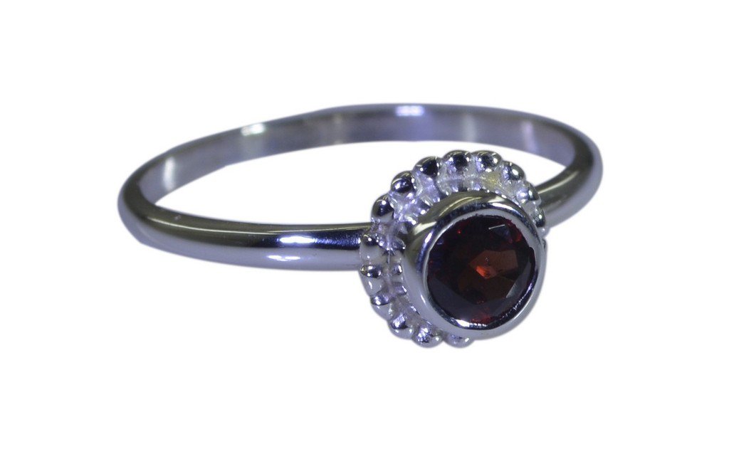 Riyo Red 925 sterling silver Garnet Ring nice discount gemstone jewelry SRGAR95-