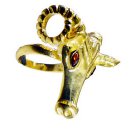 Garnet Gold Plated Jewelry Mood Ring