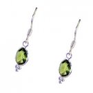 Riyo Peridot Organic Silver Jewelry Earring L 0.7in Seper-58039