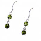 Riyo Peridot Online Silver Jewelry Earring L 0.7in Seper-58038