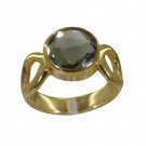Riyo Green Gold Plated Green Amethyst Ring comely handmade jewelry patterns GPRG