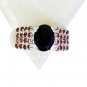 Riyo Garnet Essential Silver Jewellery Designer Silver Ring Sz 8.5 Srgar8.5-2617