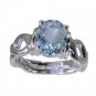 Riyo Blue  925 sterling silver Blue Topaz  Ring admirable best jewelry store onl