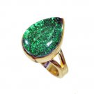 Riyo Sunstone 18c Gold Plating Cocktail Ring Sz 6 Gprsun6-78011