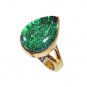 Riyo Sunstone 18c Gold Plating Cocktail Ring Sz 6 Gprsun6-78011