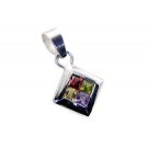 Riyo  Gemstone Silver Jewellery Supplier Snow White Pendants L 0.5in Spmul-52007