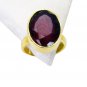 Riyo Indi Ruby 18k Gold Plated Eternity Ring Sz 6 Gpriru6-34014