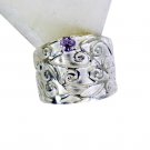 Riyo Amethyst Artisan Silver Jewelry Nice Ring Jewellery Sz 8 Srame8-2124