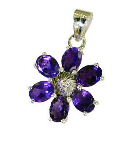 Riyo Amethyst Silver Online India Hoop Pendant L 1.2in Spame-2048