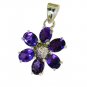 Riyo Amethyst Silver Online India Hoop Pendant L 1.2in Spame-2048