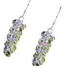 Riyo Peridot Original Silver Jewellery Victorian Earrings L 1.3in Seper-58040