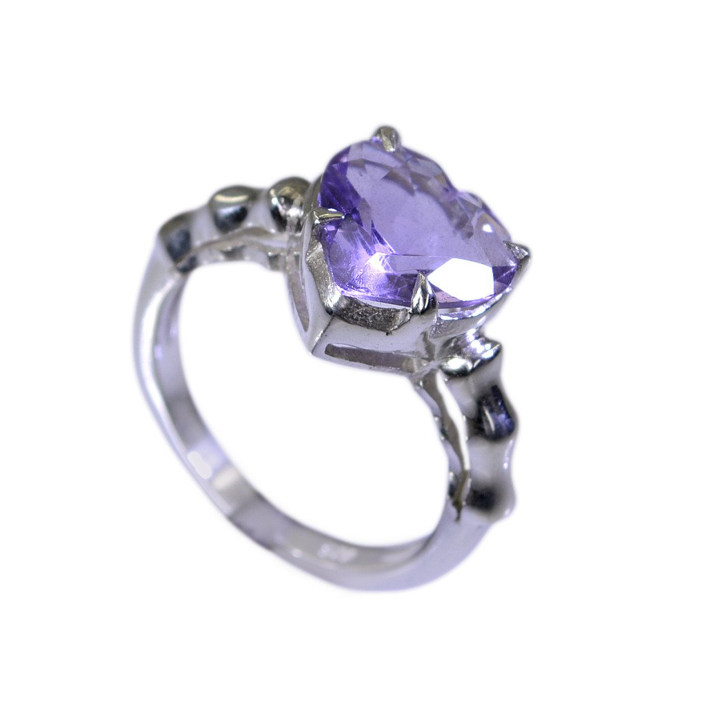 Riyo Amethyst Silver Online Jewellery Large Silver Ring Sz 6 Srame6-2018