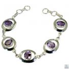 Riyo Amethyst Buying Jewelry Personalised Silver Bracelet L 7.5in Sbraame-2025