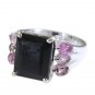 Riyo Tourmaline Chunky Silver Jewelry Claddagh Ring Sz 7 Srtou7-84099
