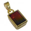 Riyo Multi Gold Plated Dichroic Glass Pendant ideal jewelry handmade designs GPP