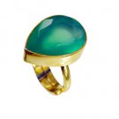 Riyo Green Onyx 18kt Gold Plating Wedding Bands Sz 6 Gprgon6-30072