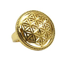 Riyo A Plain  18kt Gold Plated Fancy Ring Gprpla75-120001