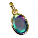 Riyogems Dichroic Glass Gold Plated Jewelry Set Starfish Pendants L 1.2in Gppdgl