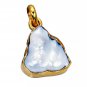 Riyogems Shell Pearl 18-Kt Y Gold Fashion Endless Strand Pendant L 1.5in Gppshe-