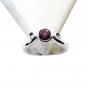 Riyo Red Garnet 925 Solid Sterling Silver Rugged Ring Srgar50-26265