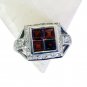 Riyo Red Garnet 925 Solid Sterling Silver Scratchresistant Ring Srgar60-26263