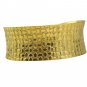 Riyo A Plain 18kt Gold Plated Superior Bangle W 1in Gppban-120031